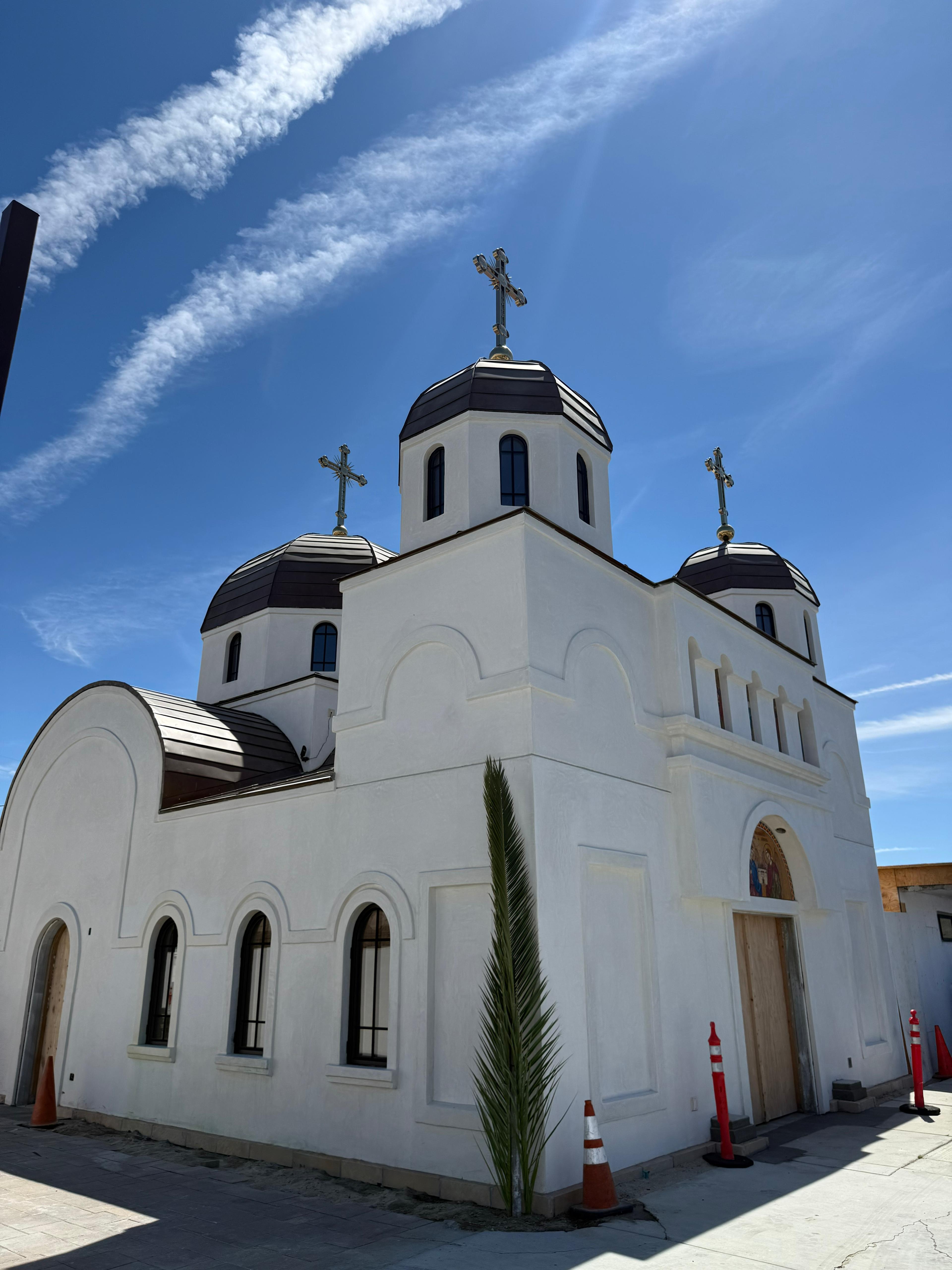 Front exterior of Saint Michael and Gabriel Romanian Orthodox Church